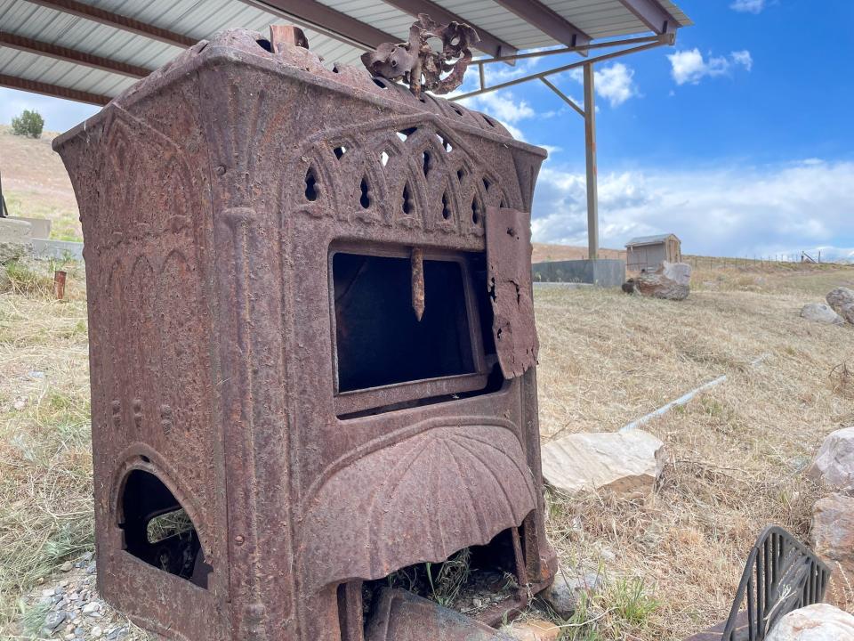 An old oven on the property.