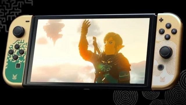 UPDATED: Images Of A Possible Zelda: Tears Of The Kingdom OLED Nintendo  Switch Have Appeared