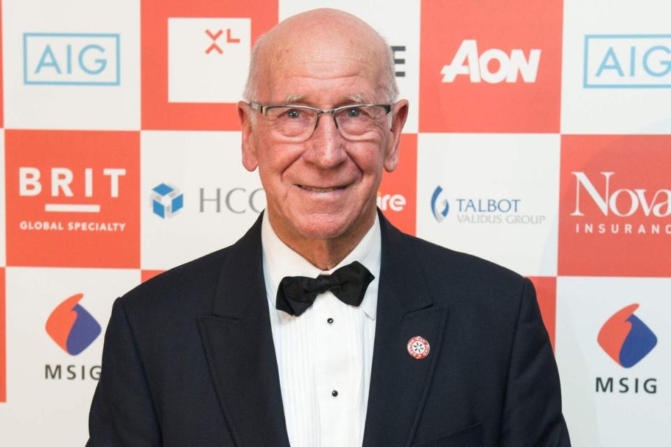 Sir Bobby Charlton celebrated his 85th birthday (Matt Grayson/PA) (PA Media)