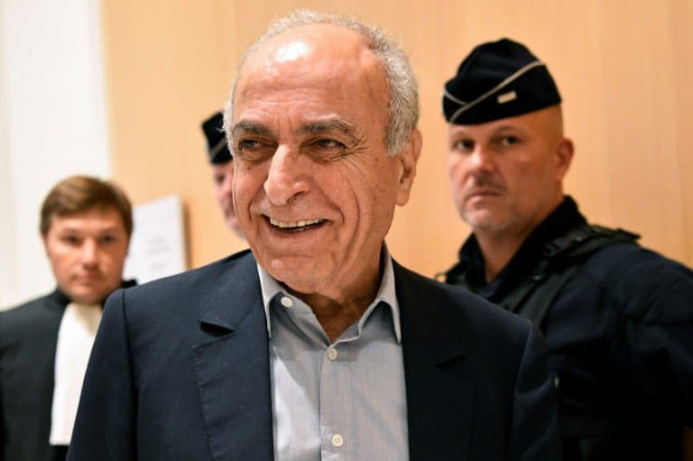 L'intermédiaire franco-libanais Ziad Takieddine le 7 octobre 2019 au Palais de justice de Paris  - Bertrand GUAY © 2019 AFP