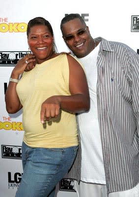 Queen Latifah and director Lance Rivera at the Miami premiere of Lions Gate's The Cookout
