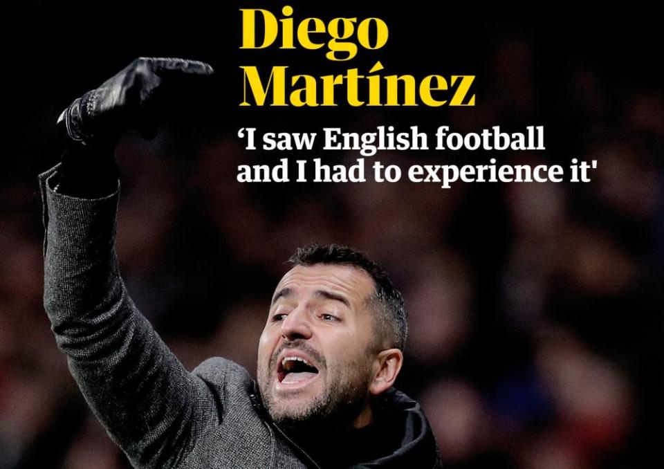 Your man, Diego Martínez.