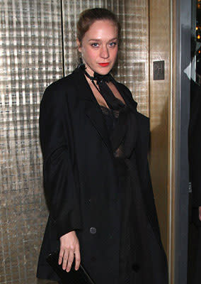 Chloe Sevigny at the New York City premiere of The Weinstein Company's My Blueberry Nights