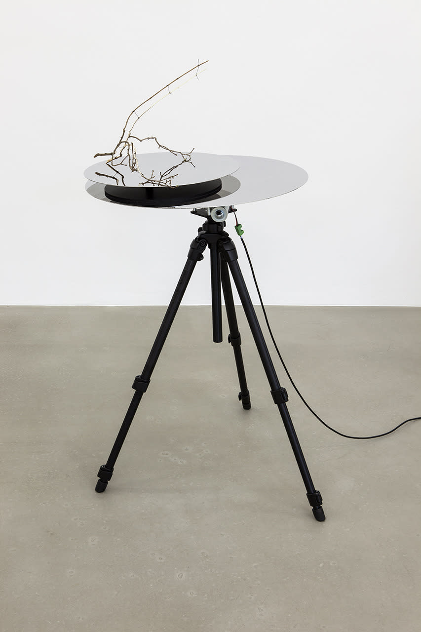 Rotating Table 2 by Daniel Steegmann Mangrané (c. the artist and Esther Schipper, Berlin). On view at Frieze London. Price: 18,000 EUR (about $20,444).