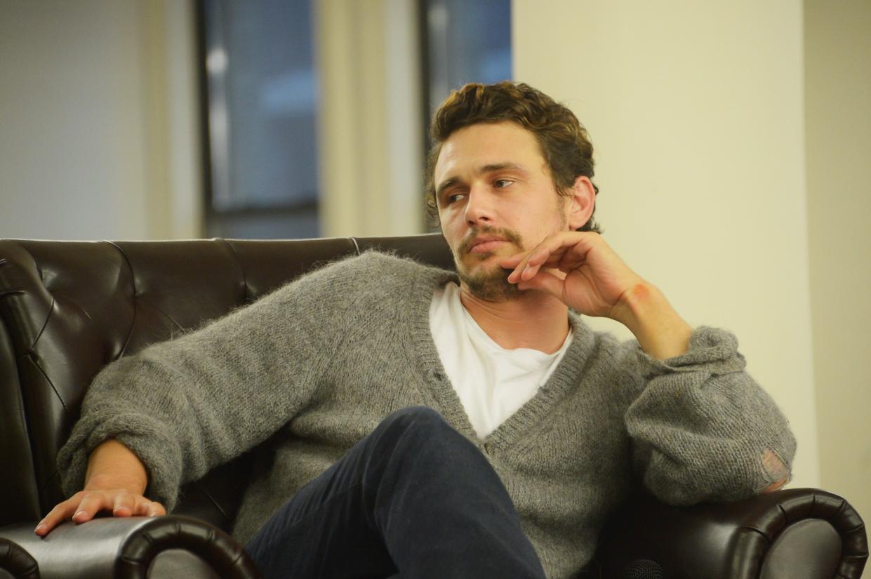 Actor James Franco promotes his new book "A California Childhood" at Strand Bookstore on August 9, 2013 in New York City.