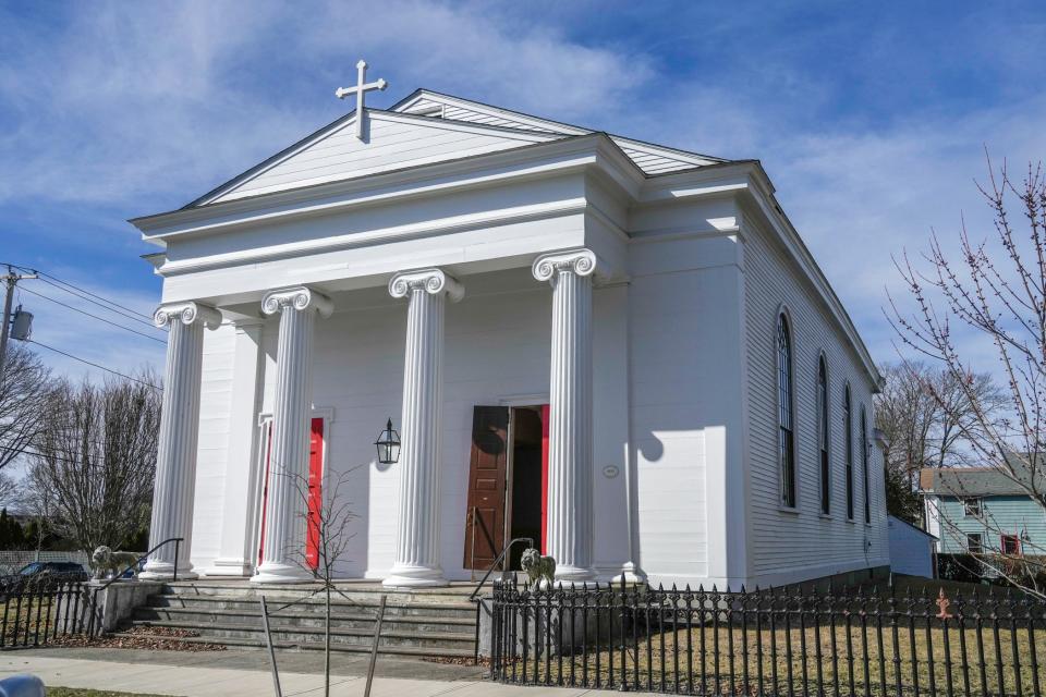 The former St. Mark’s Church, which is being converted into a private home.