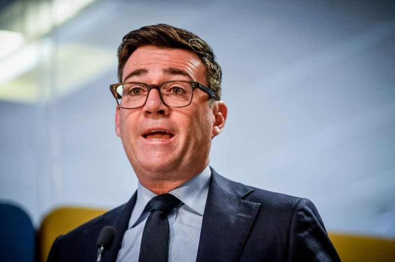 The chief constable was asked if there had been any 'pushback' from Mayor of Greater Manchester Andy Burnham -Credit:Vincent Cole - Manchester Evening News