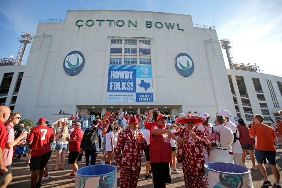 The top spot in the Big 12 power rankings will be on the line when Oklahoma and Texas square off at the Cotton Bowl on Saturday.