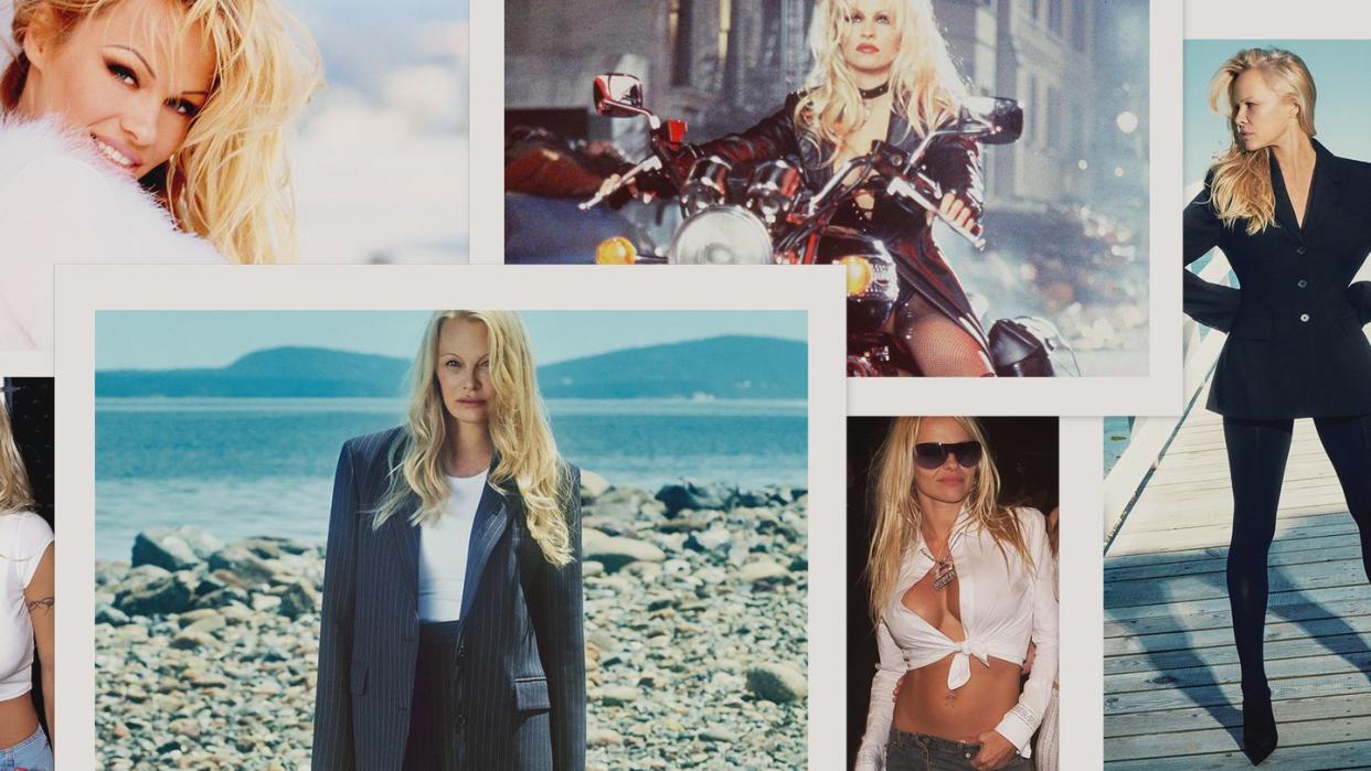 pamela anderson aritzia campaign