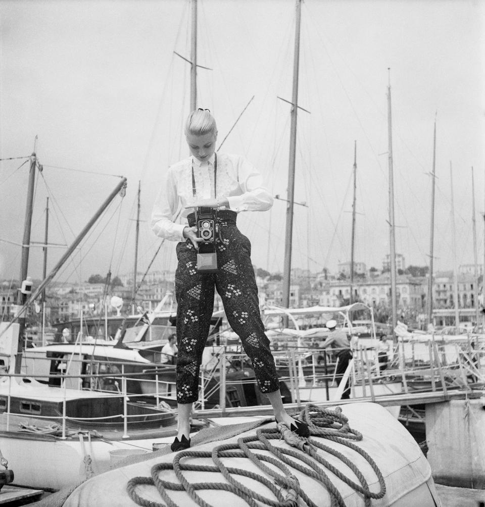 Grace Kelly at Cannes, 1955