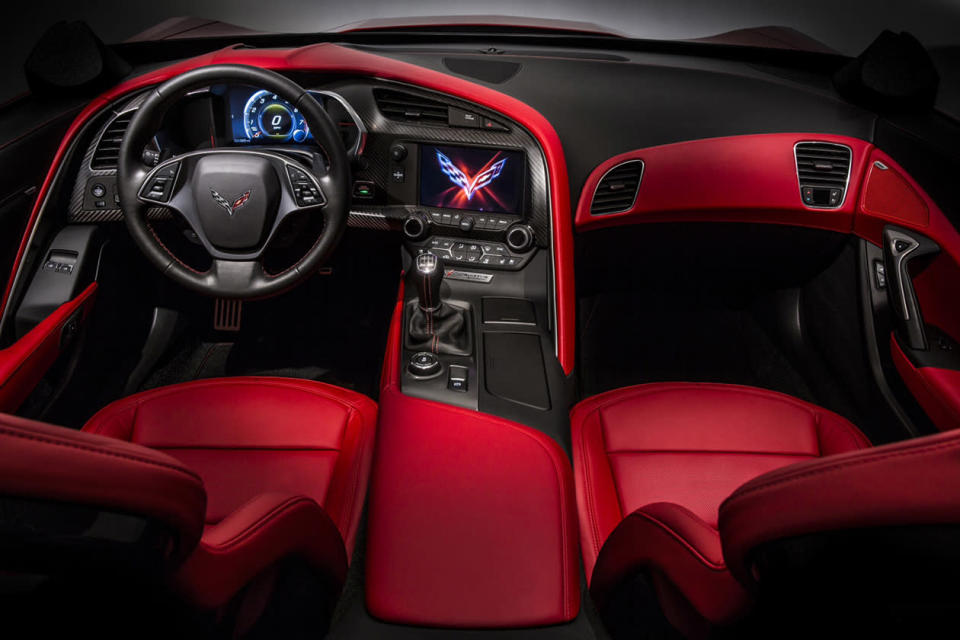 Interior of the all-new 2014 Chevrolet Corvette Stingray
