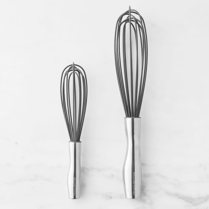 <p><a href="https://go.redirectingat.com?id=74968X1596630&url=https%3A%2F%2Fwww.williams-sonoma.com%2Fproducts%2Fws-signature-french-whisks-ns&sref=https%3A%2F%2Fwww.housebeautiful.com%2Fshopping%2Fg60630997%2Fgifts-for-bakers%2F" rel="nofollow noopener" target="_blank" data-ylk="slk:Shop Now;elm:context_link;itc:0;sec:content-canvas" class="link rapid-noclick-resp">Shop Now</a></p><p>Signature Nonstick French Whisks, Set of 2</p><p>williams-sonoma.com</p><p>$69.95</p>