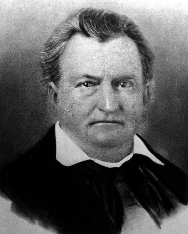 John Milton, Florida's governor during the Civil War, committed suicide, saying death was "preferable to reunion." (Florida Photographic Archives)