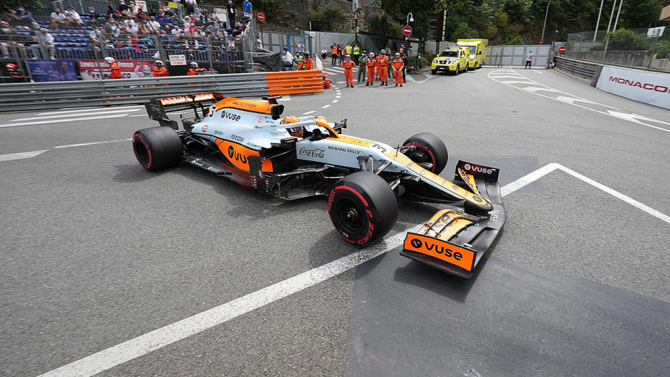 Daniel Ricciardo, pictured here in action during qualifying for the Monaco Grand Prix. 