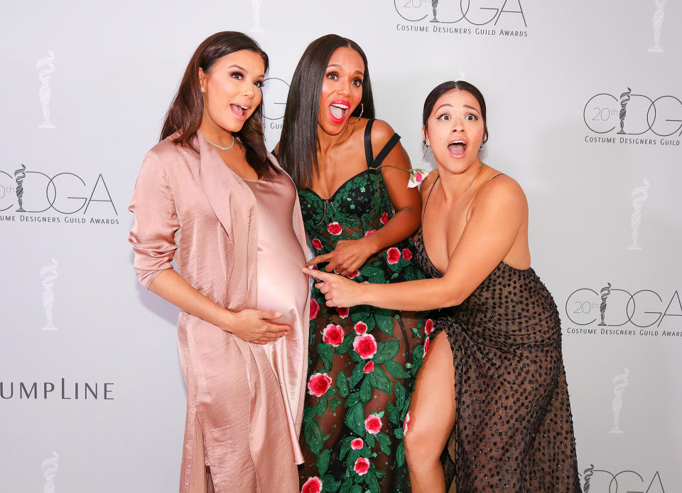 Pregnant Eva Longoria Says She's 'Leaning' On Kerry Washington as She Prepares to Welcome a Son