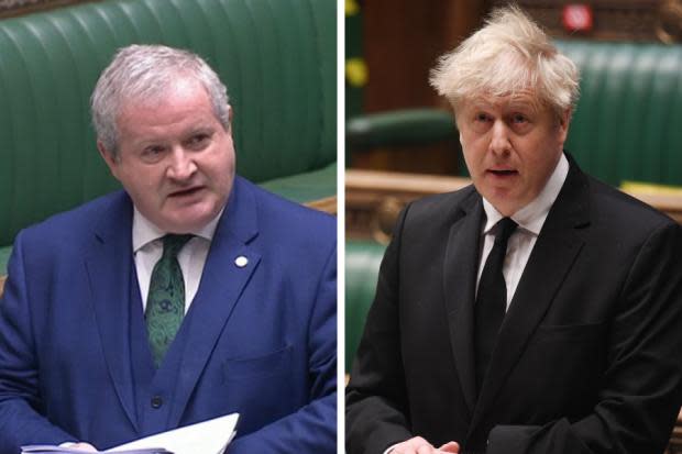 Boris Johnson has dig at Ian Blackford's weight  in House of Commons in 'cake' jibe