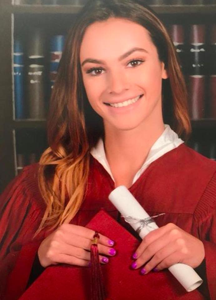 Student Meadow Pollack was killed in the February shooting. Source: AP