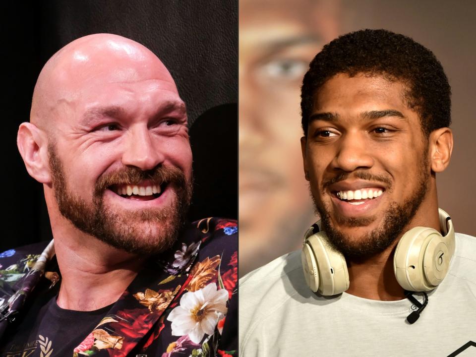 Eddie Hearn believes Anthony Joshua will ‘do a job’ on Tyson Fury (AFP)