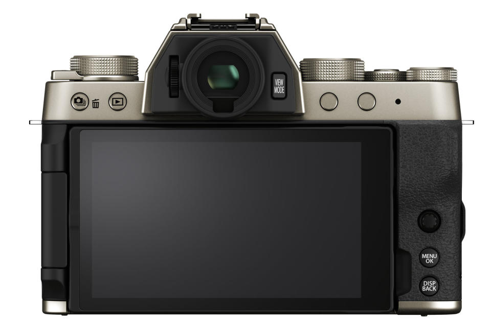 Fujifilm X-T200 mirrorless camera rear view