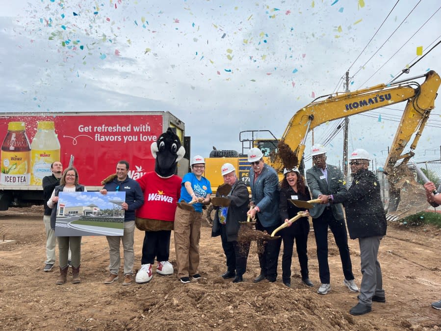 <em>Wawa breaks ground on the new Middletown, Pa. store</em>
