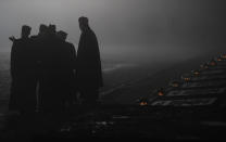 <p>Representatives of various religious congregations are seen prior to the prayer and tribute service at the Monument to the Victims at the former Nazi German concentration and extermination camp Auschwitz II-Birkenau, during the ceremonies marking the 73rd anniversary of the liberation of the camp and International Holocaust Victims Remembrance Day, near Oswiecim, Poland, Jan. 27, 2018. (Photo: Kacper Pempel/Reuters) </p>