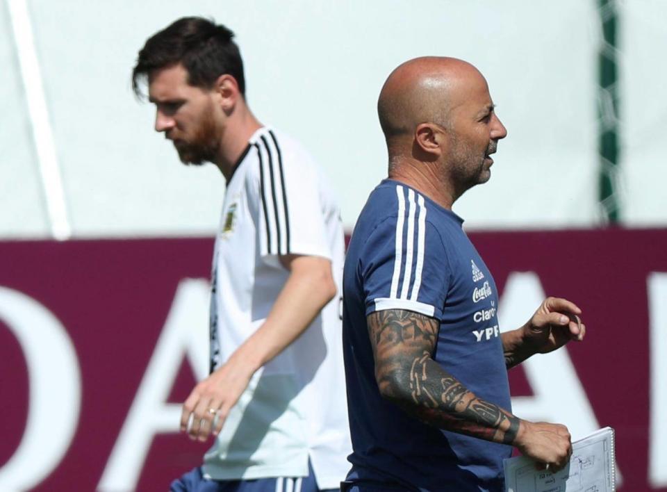 Coach Jorge Sampaoli's tactics and use of Messi have come in for stiff criticism (REUTERS)