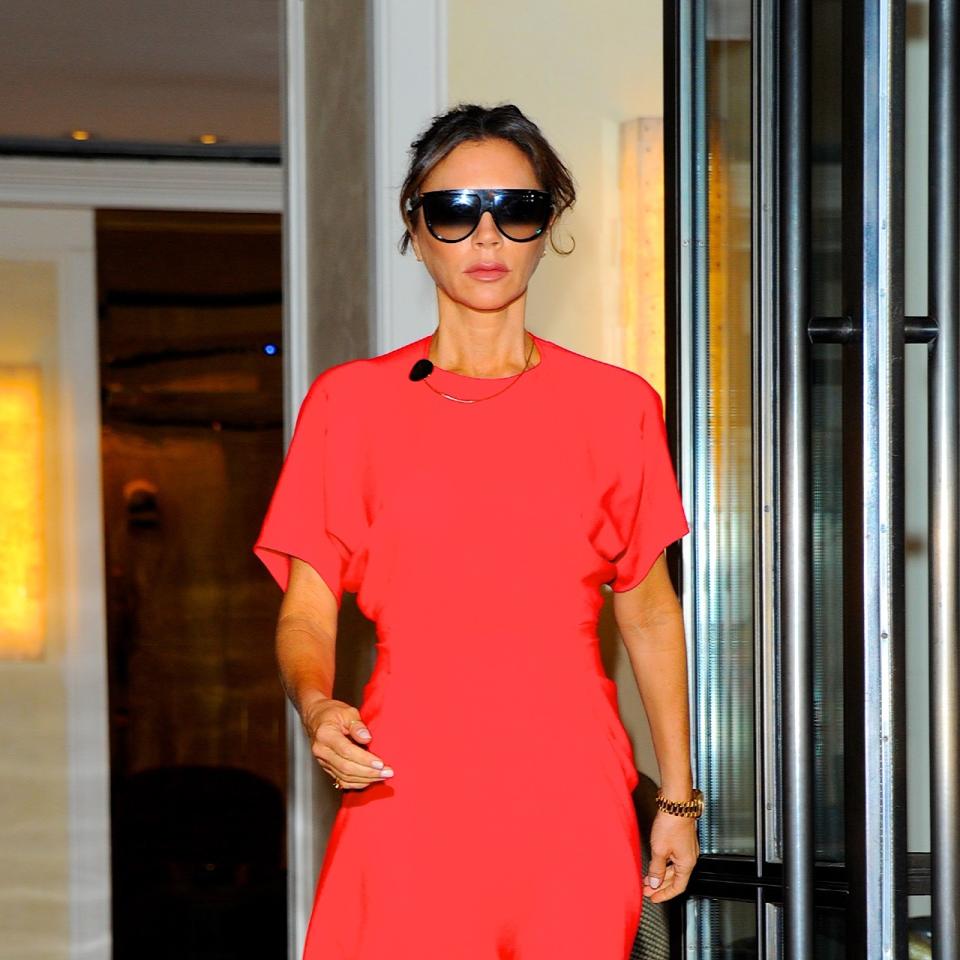 Victoria Beckham photographed on the street