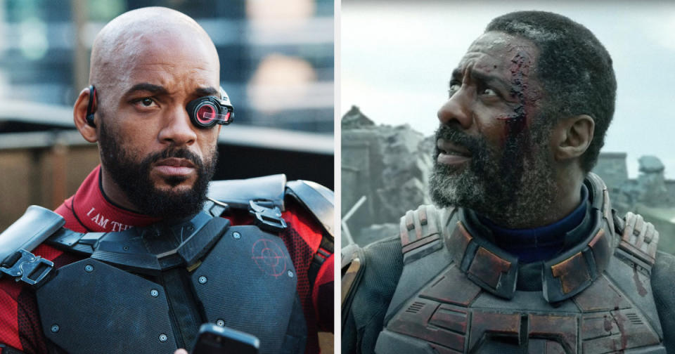 It was originally reported that Idris Elba was going to replace Will Smith as Deadshot, but that was apparently never the case, since both Idris and James Gunn insist that he was only ever going to play Bloodsport. Deadshot and Bloodsport are clearly different characters, but I'd be remiss not to mention their similarities. They have an almost identical skillset and wish they were better fathers, and they both take on a leadership role in the group. 