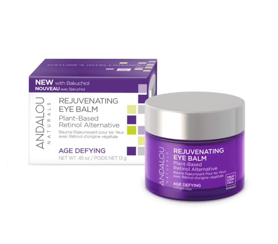 15) Andalou Naturals Age Defying Rejuvenating Plant Based Retinol Alternative Eye Balm