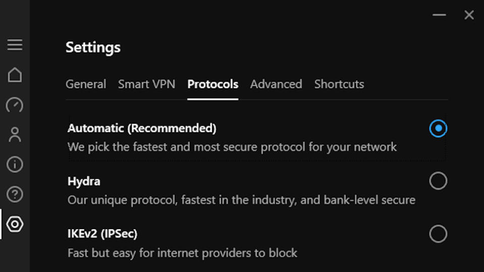 Hotspot Shield Protocols