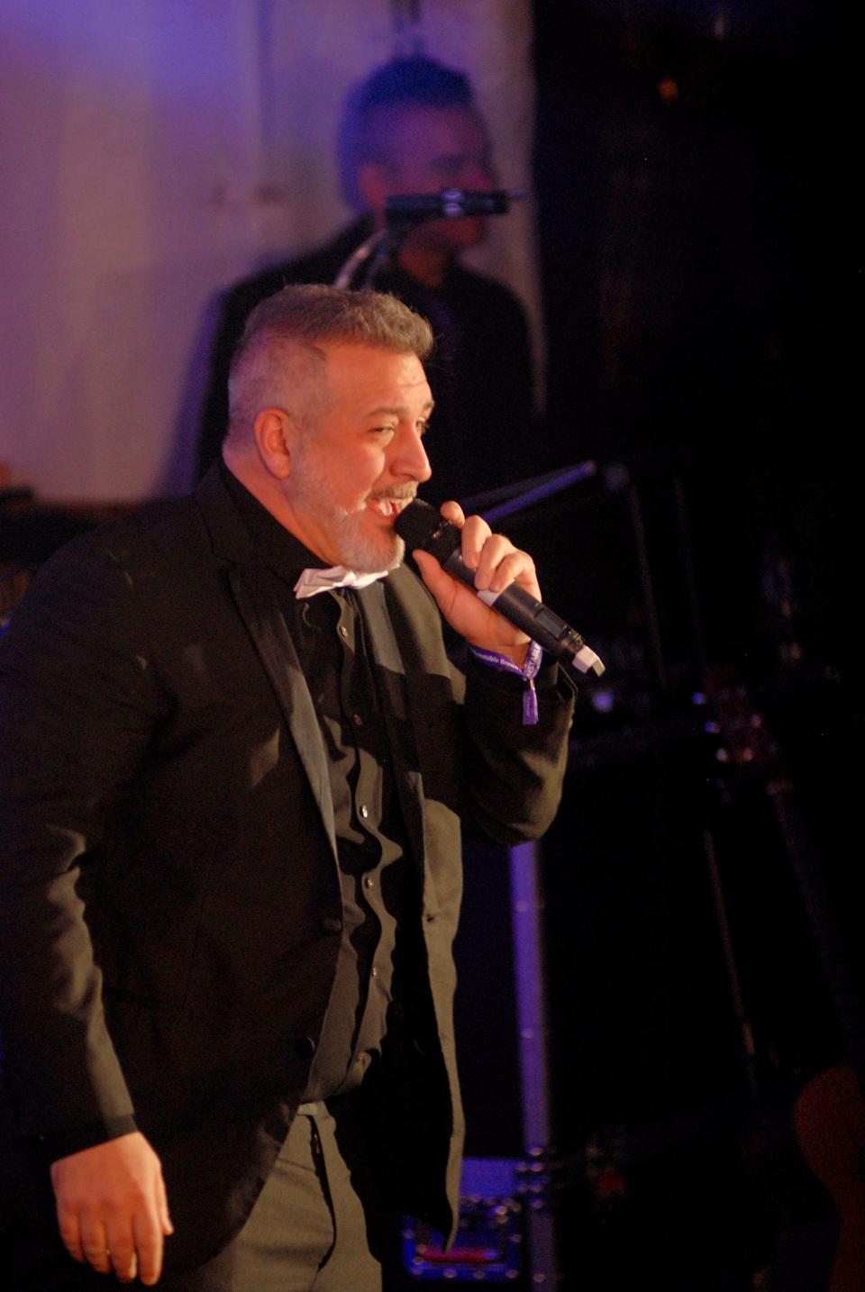 NSYNC's Joey Fatone performs at the Barnstable Brown Party.  May 05, 2023