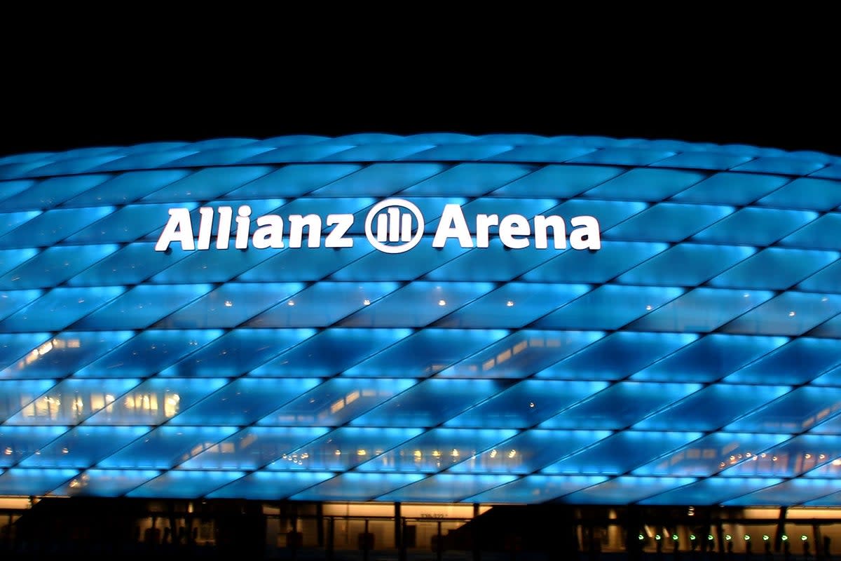 The Allianz Arena in Munich will host the opening match of Euro 2024 (Nick Potts/PA) (PA Archive)