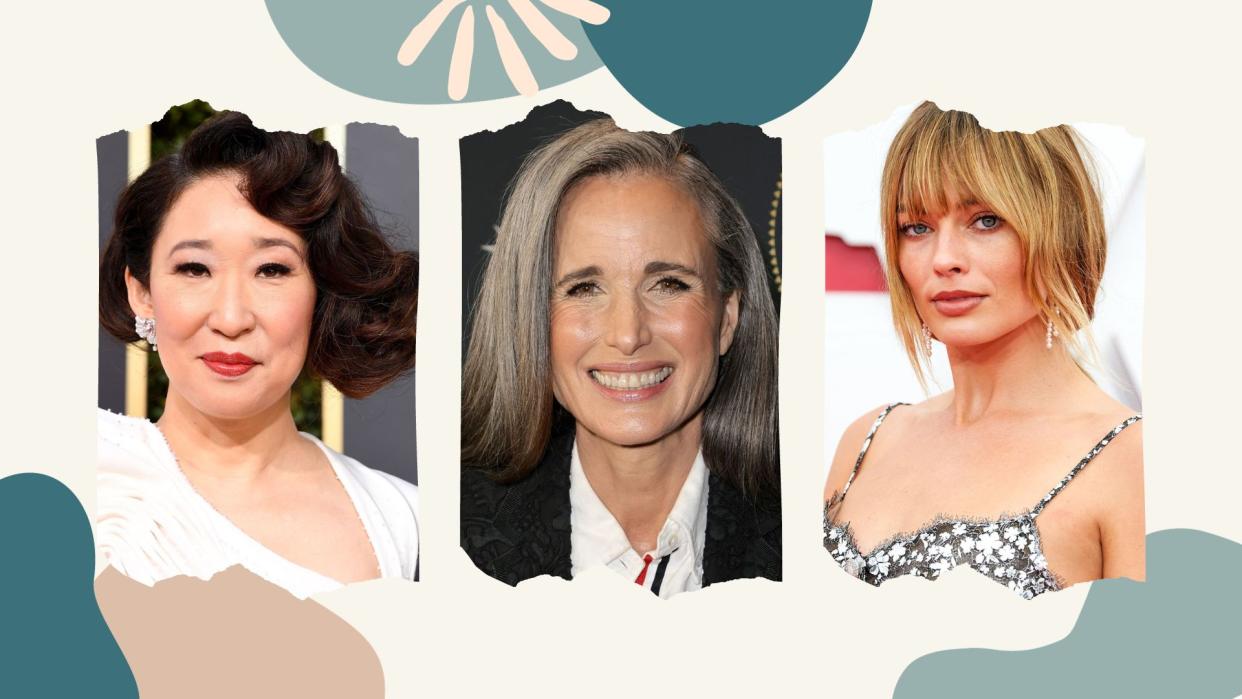  Celebrity images showing stars with a faux bob. 