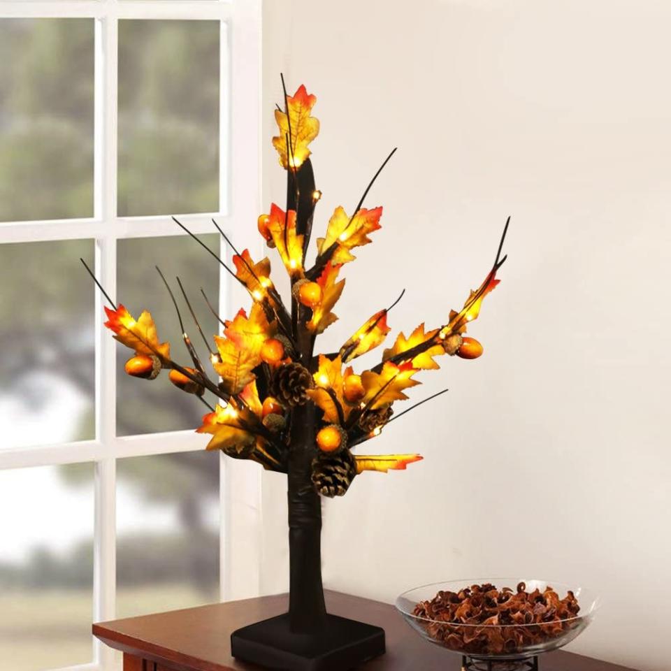 Bright Zeal 20" Tall LED Maple Tree Lights