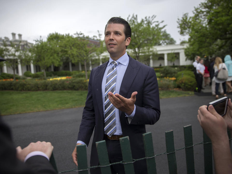 Donald Trump Jr has admitted having been in direct contact with WikiLeaks: EPA