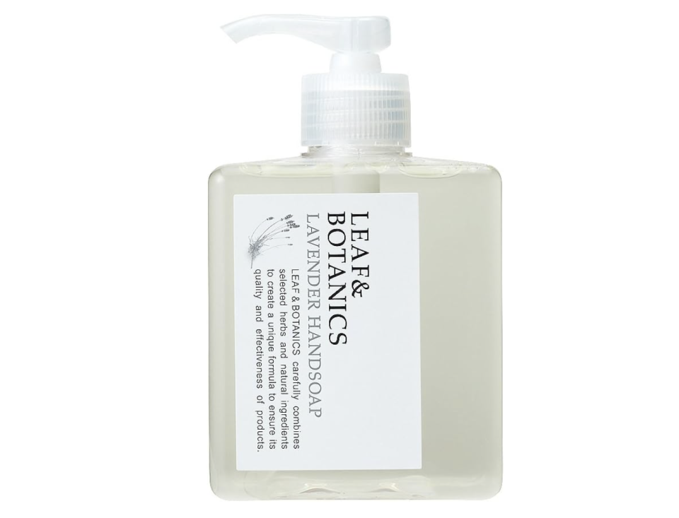 A photo of Leaf & Botanics Hand Soap, Lavender. (PHOTO: Amazon Singapore)