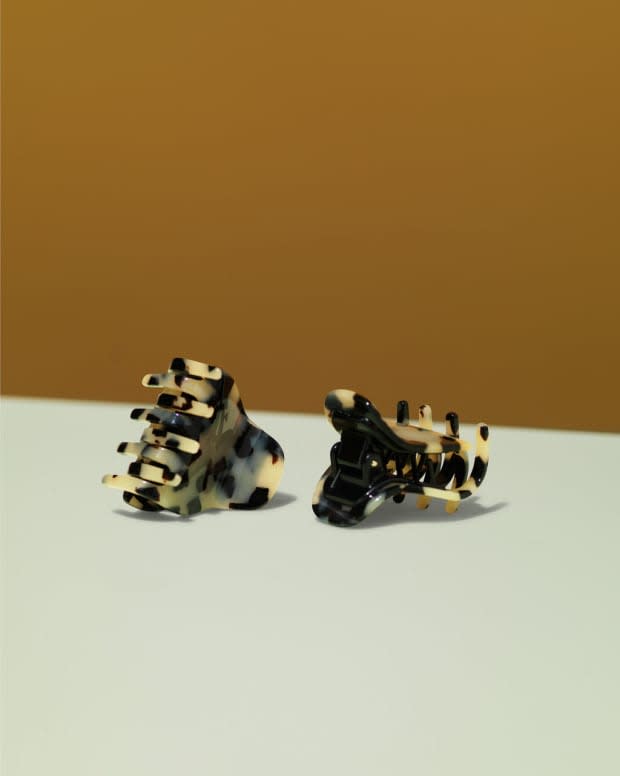 <em>Crown Affair The Claw Clips, $54 for two, </em><a href="https://www.crownaffair.com/products/the-clips?" rel="nofollow noopener" target="_blank" data-ylk="slk:available here;elm:context_link;itc:0;sec:content-canvas" class="link ">available here</a><em>.</em><p>Photo: Crown Affair</p>