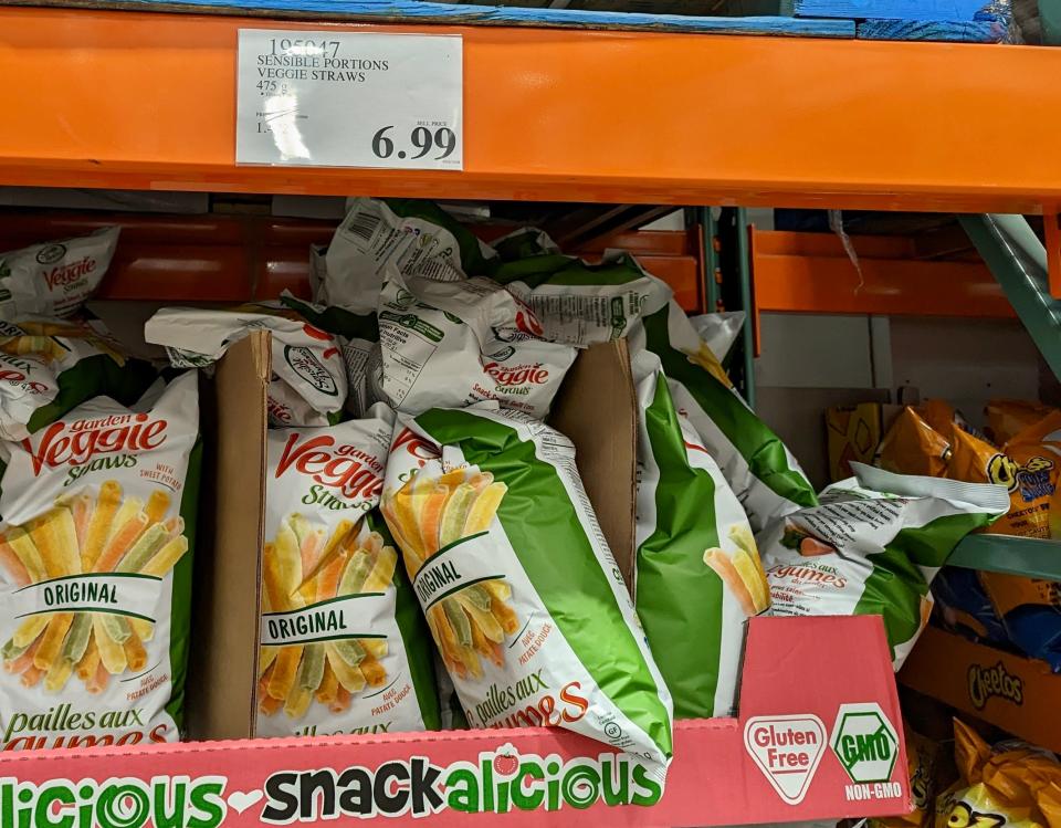 snacks veggie straws at costco