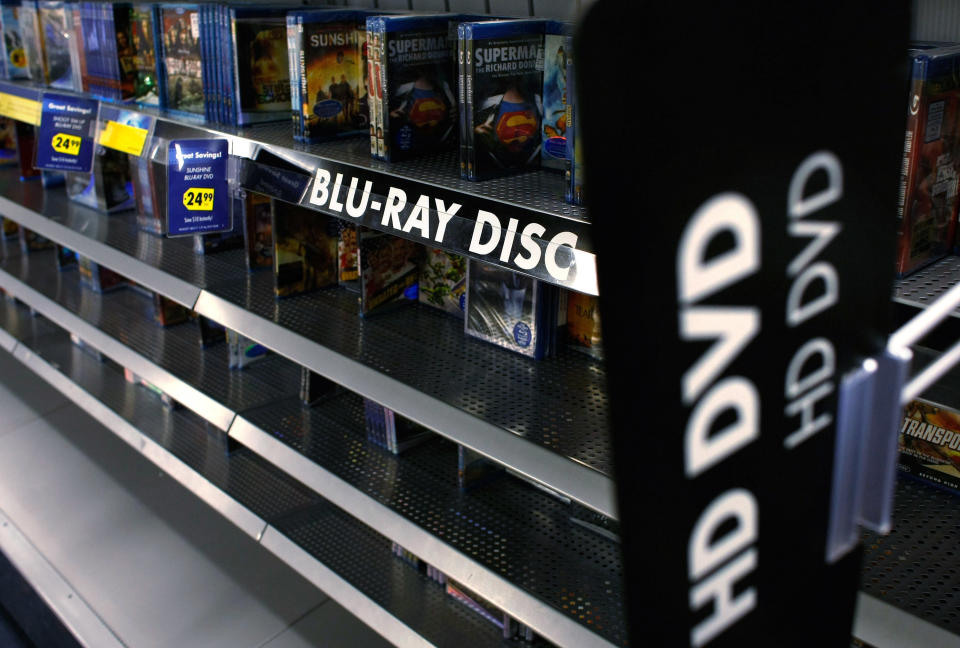 Toshiba's HD DVD experiment ended up <a href="http://www.zdnet.com/blog/storage/hd-dvd-post-mortem-why-did-toshiba-fail/294">being trounced by Sony's</a> Blu-Ray player as studios and customers opted for the latter. 