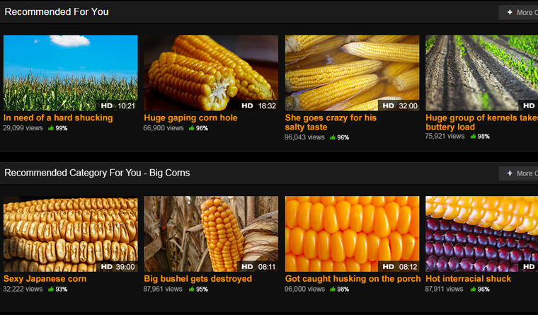 Pornhub's April Fools' Day Prank Is Totally NSFW if Veggies Give You Boners
