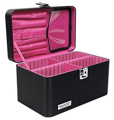 3) Vaultz Locking Train Case