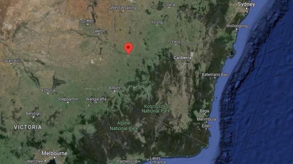 The location of Wagga Wagga in NSW. Picture: Google Maps