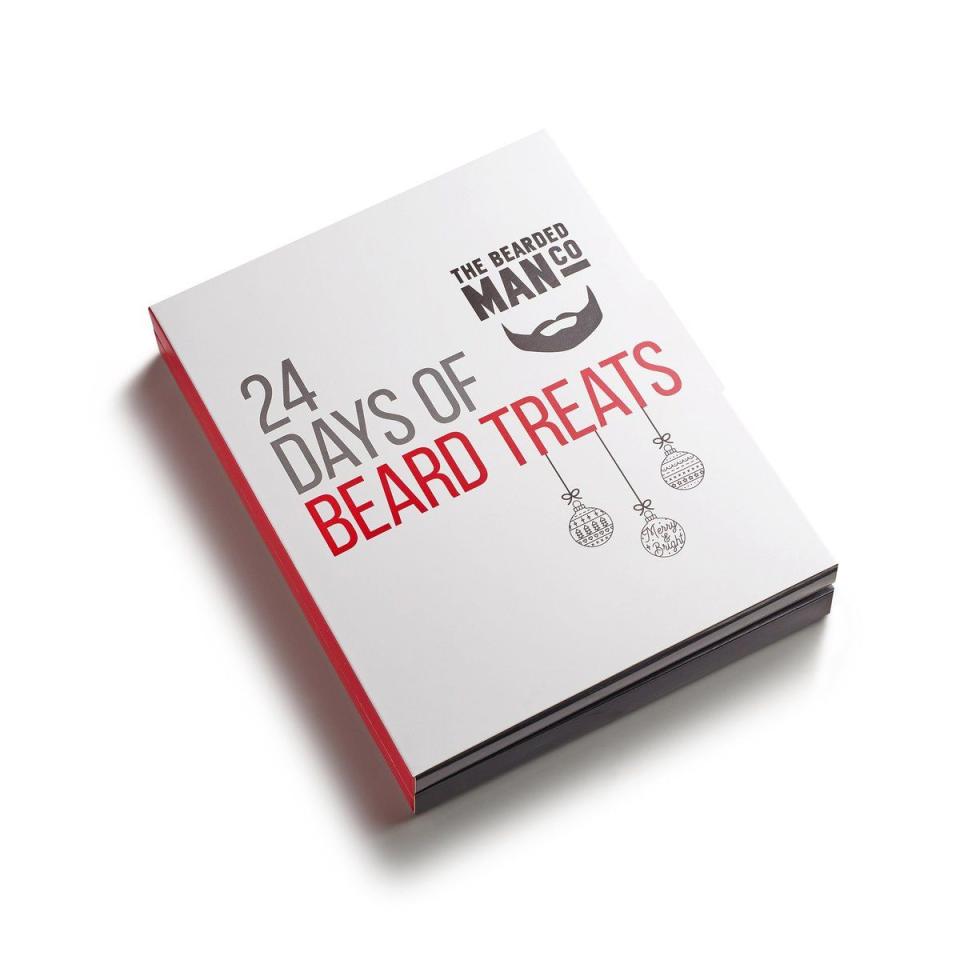 <p>thebeardedmancompany.com</p><p><strong>$32.00</strong></p><p>Perfect for the man that's trying to look just a little a bit like Santa Claus, this festive box is filled with beard oils to keep his facial hair soft, healthy, and smelling amazing. </p>
