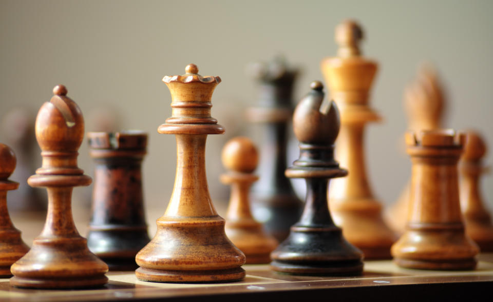 A chess set.