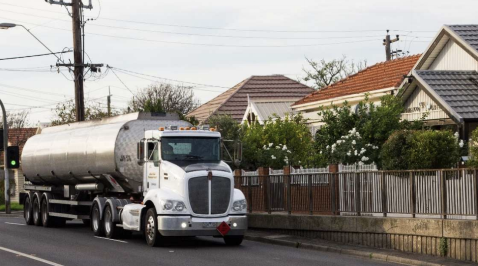 There are concerns over the number of truck passing through residential streets. Source: IWAQG report