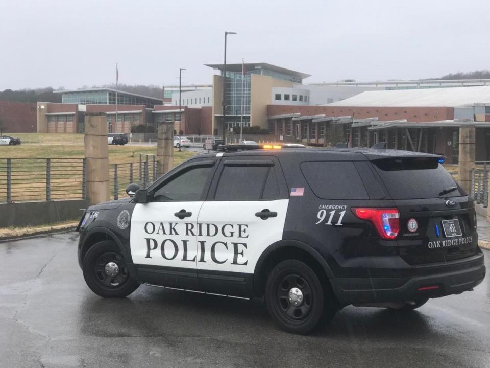 Oak Ridge High School is currently on Level 3 lockdown. This photos was taken before lunchtime on Monday, Dec. 6, 2021.