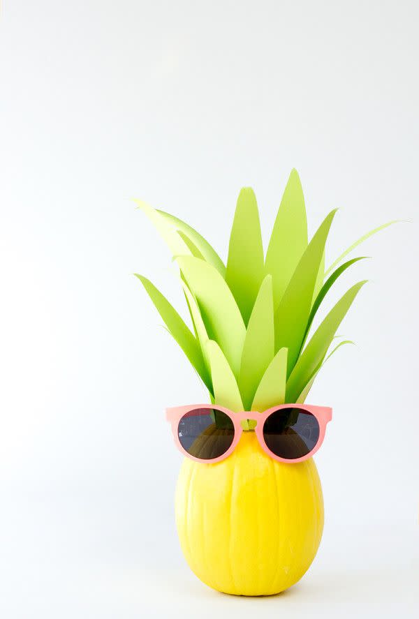 Painted Pineapple Pumpkin