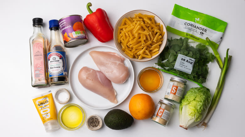 Mandarin chicken pasta salad ingredients 