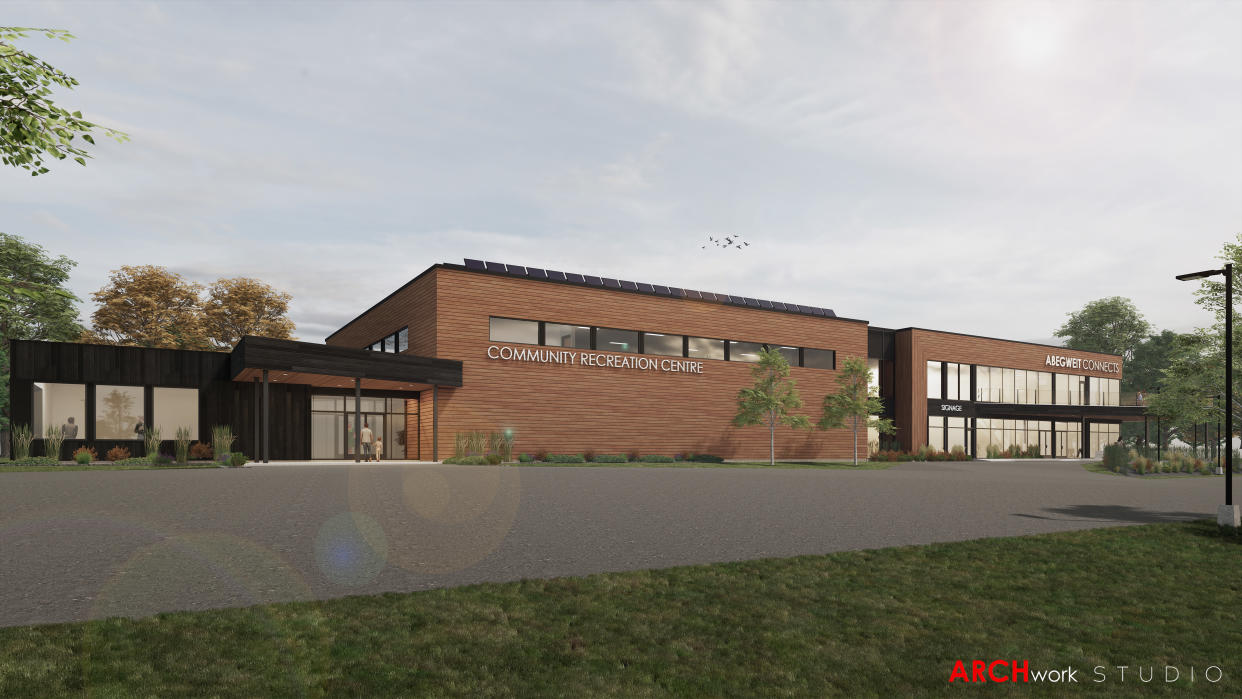 The new centre will be used for everything from recreation to refuge during extreme climate events like post-tropical storm Fiona. (Abegweit First Nation - image credit)