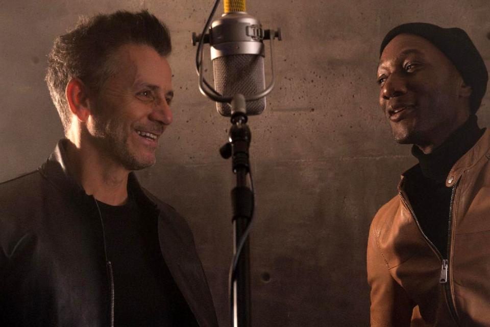 <p>Josh S. Rose</p> Eric Hirshberg and Aloe Blacc.